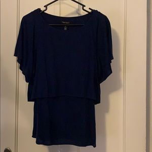 White House Black Market - Dark Navy Blouse